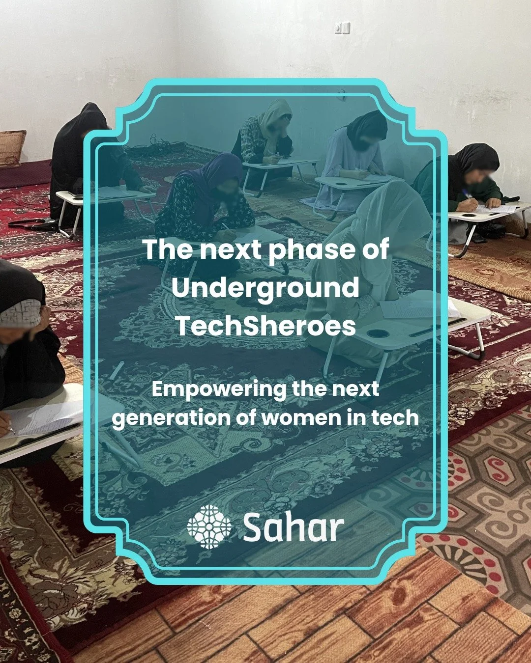 New classes are beginning for Sahar&rsquo;s Underground TechSheroes program, opening the door for more Afghan girls to continue their education in safe, supportive spaces.

These classes provide critical computer skills and empowerment training that 