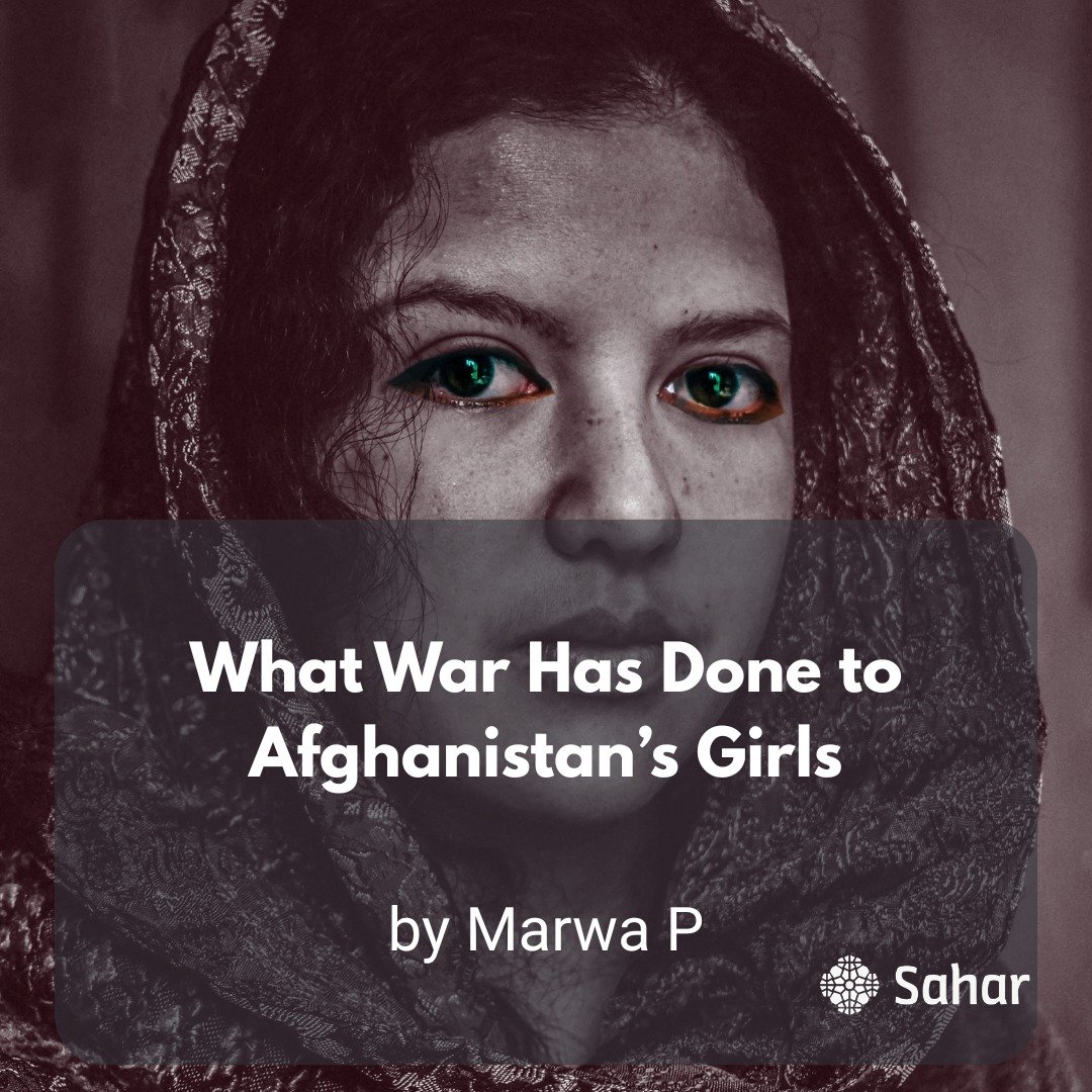 In honor of Poetry Month, we are sharing &ldquo;What War Has Done to Afghanistan&rsquo;s Girls&rdquo; by Marwa P., a Sahar Education graduate.

Her poem invites us to pause, read closely, and witness the strength, grief, and hope carried by Afghan gi