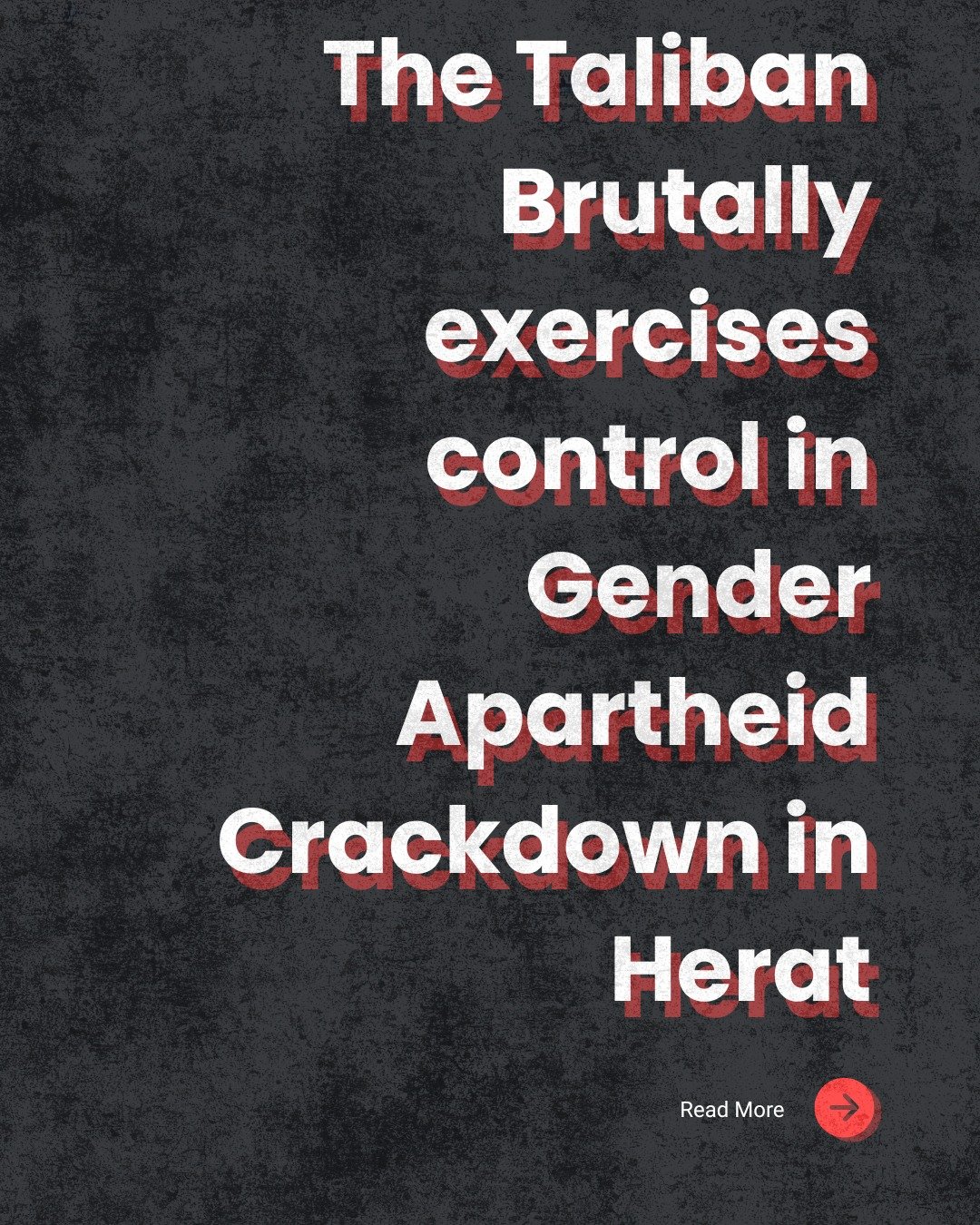 What is happening in Herat is not an isolated incident. It is part of a wider system of control over Afghan women&rsquo;s movement, clothing, education, work, and public life.

Women in Afghanistan are being punished for existing in public. Yet they 