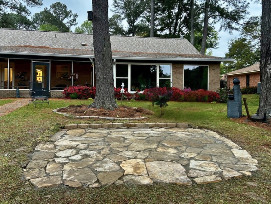 Flagstone Patio on the Water