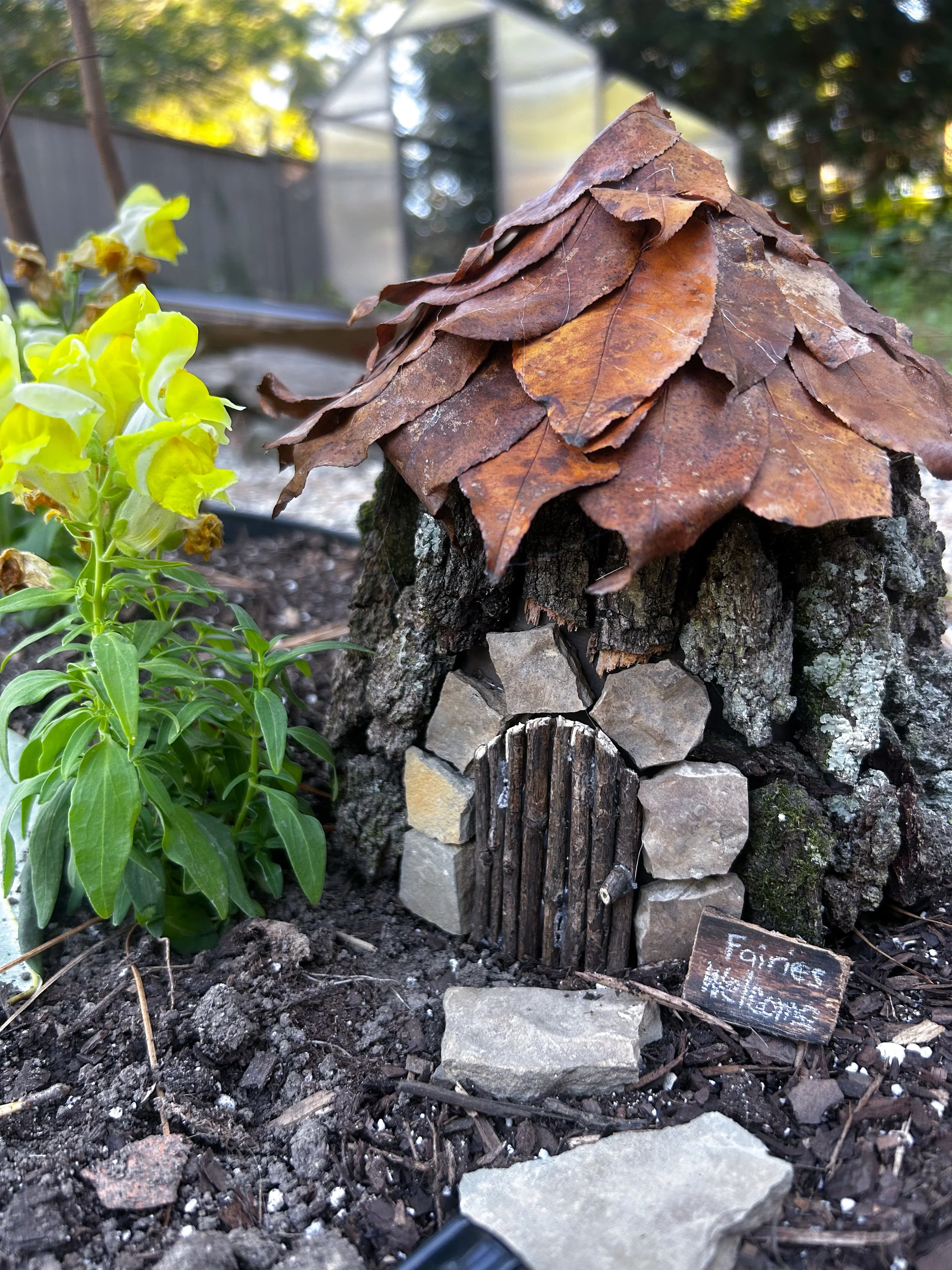 Whimsical Kitchen Garden