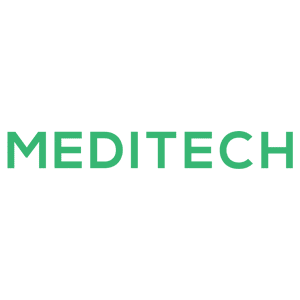The word 'MEDITECH' written in green capital letters on a white background.