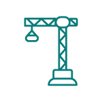 Construction crane.