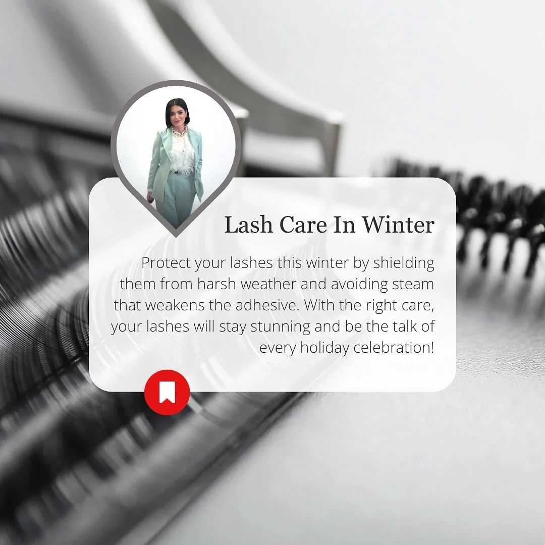 Want Your Lashes to Be the Talk of Every Holiday Celebration❓

Winter has arrived, and it&rsquo;s the perfect time to ensure your lashes stay flawless all season long!

🥶Cold weather often brings rain, snow, and sleet, which can be tough on lash ext