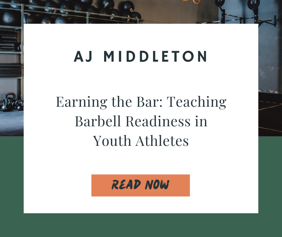 Earning the Bar: Why Progression Still Matters in the High School Weight Room