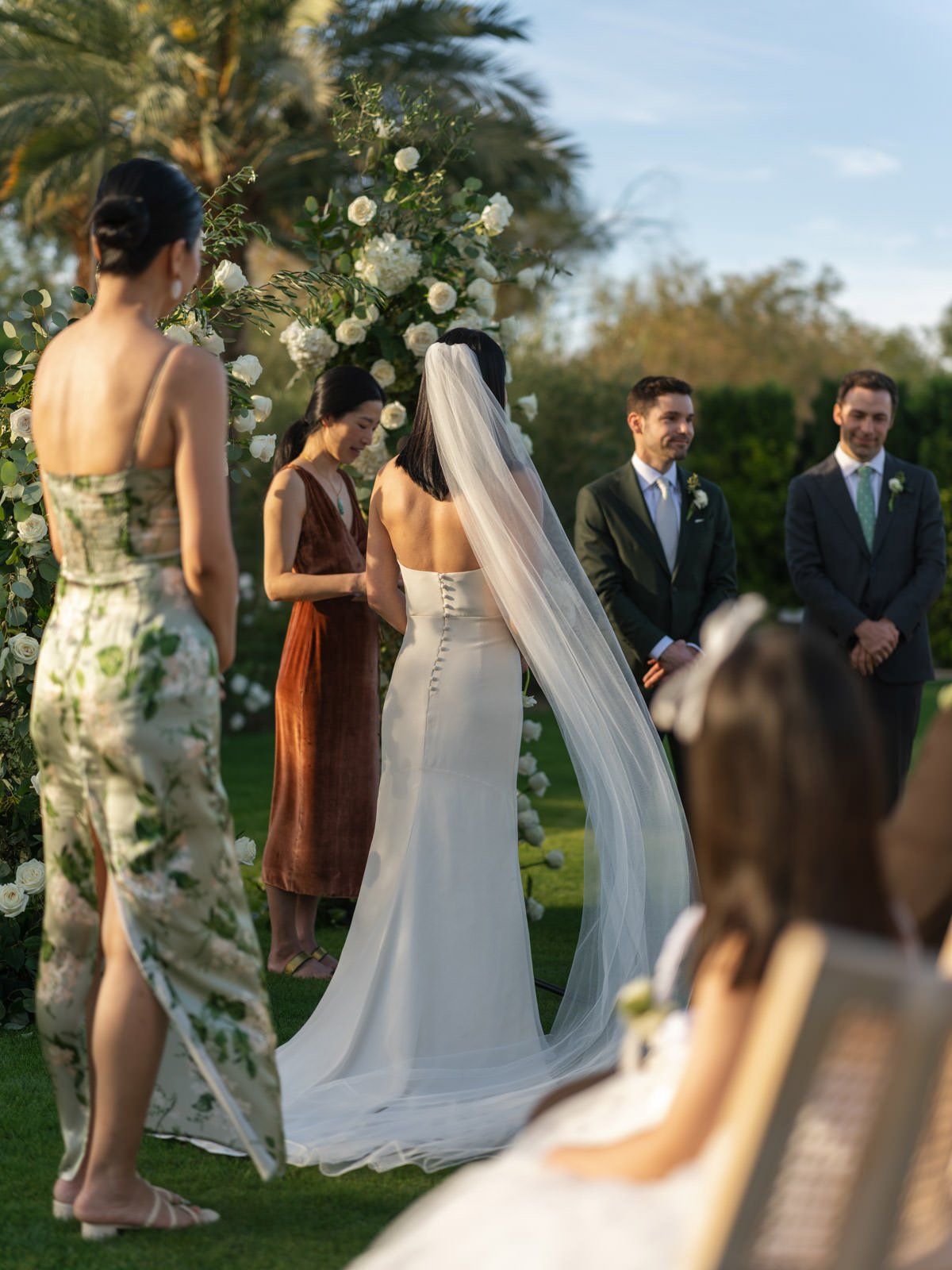 Cache Estate Wedding ceremony in Indio, CA, by Palm Springs wedding planner COJ Events