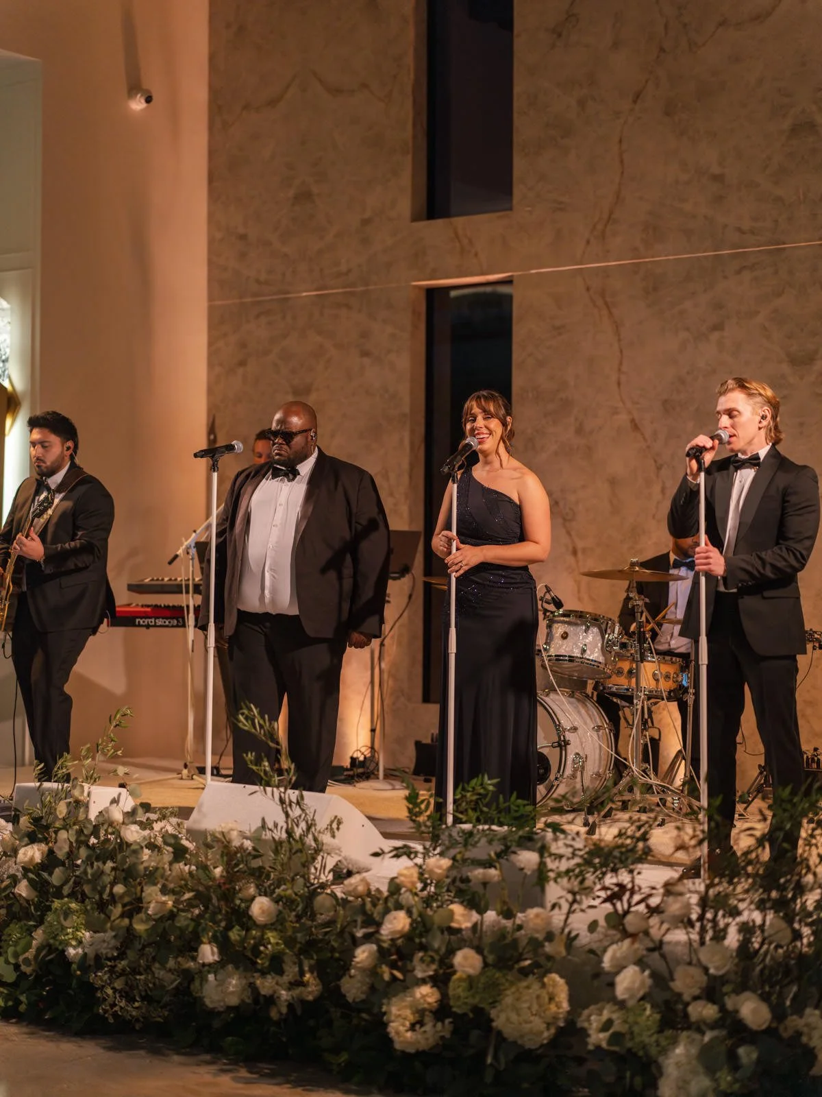 Wedding band playing at Cache Estate in Indio, CA, by Palm Springs wedding planner COJ Events