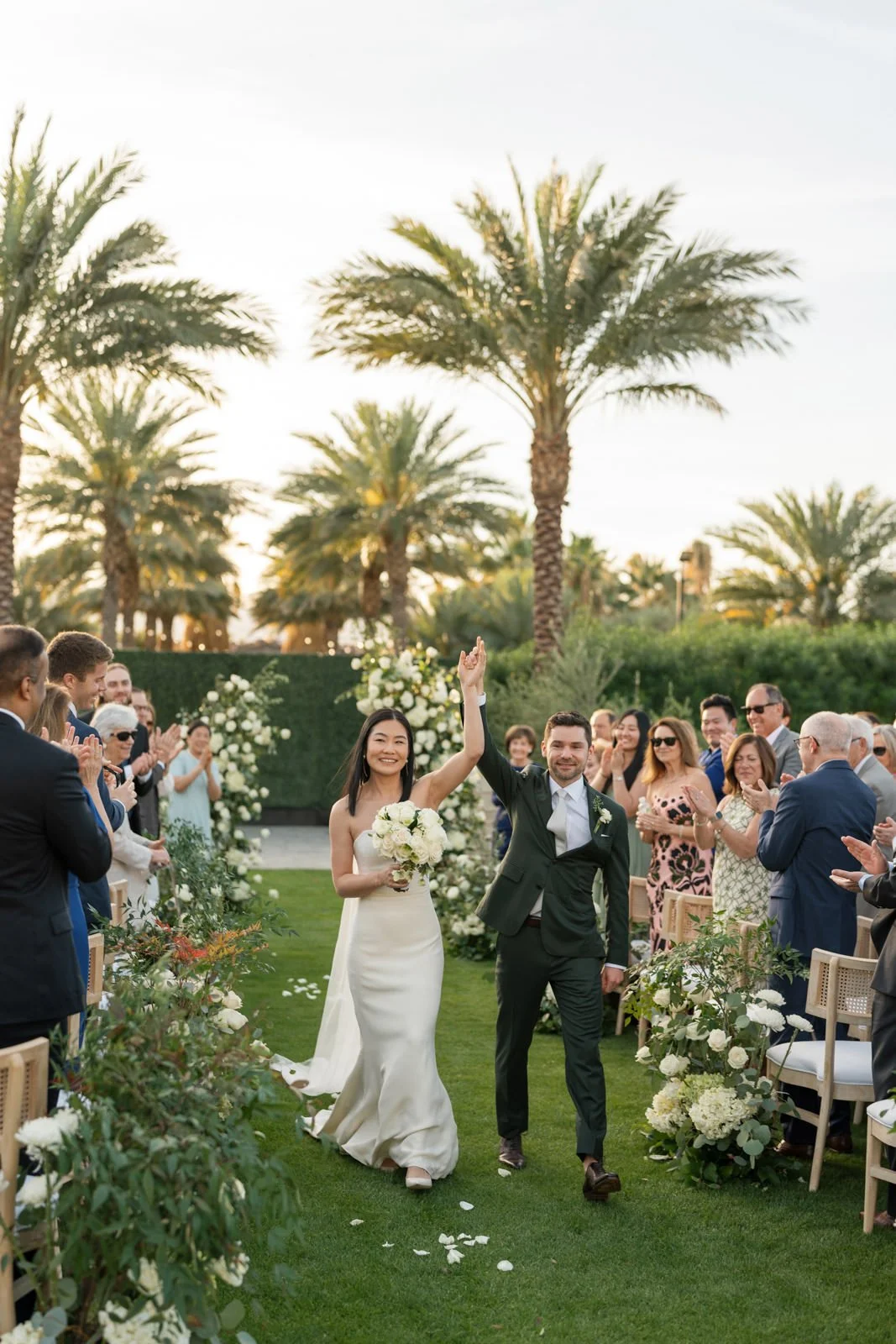 Cache Estate Wedding ceremony in Indio, CA, by Palm Springs wedding planner COJ Events