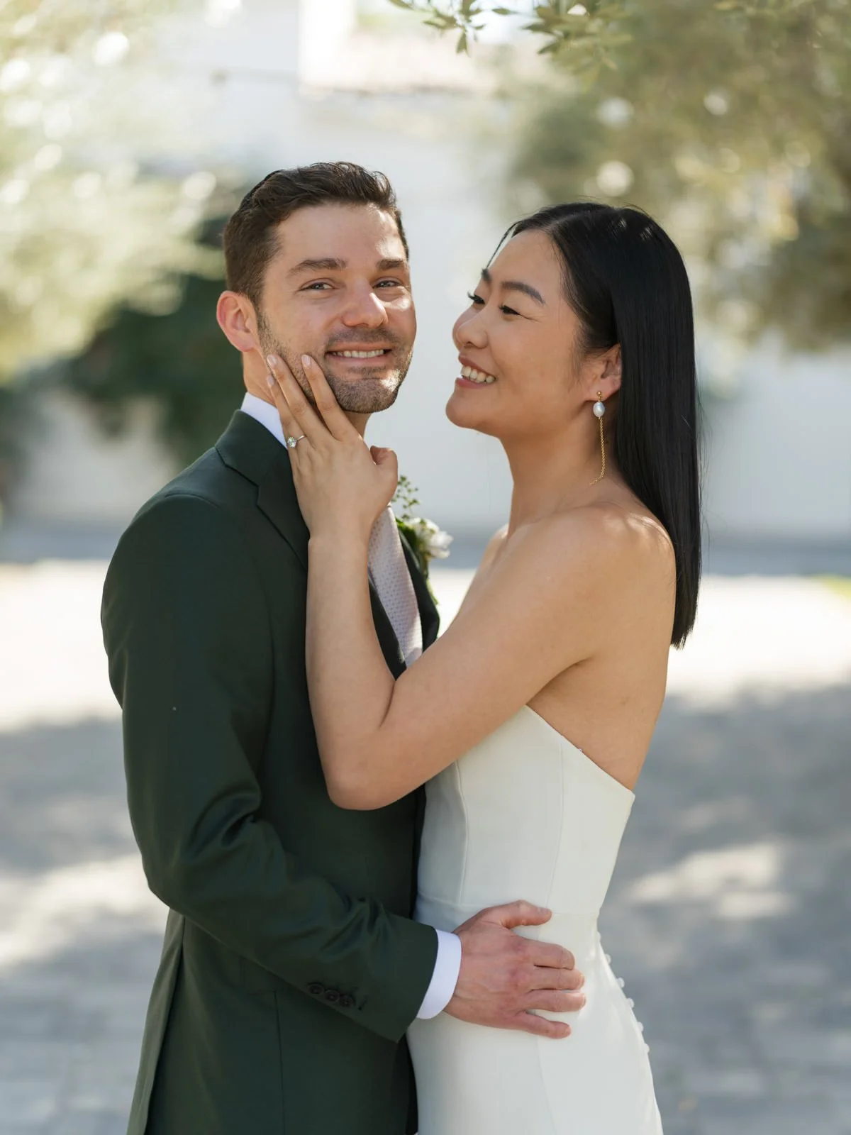 Bride and groom at Cache Estate Wedding in Indio, CA, by Palm Springs wedding planner COJ Events