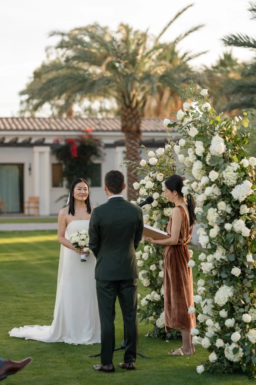 Cache Estate Wedding ceremony in Indio, CA, by Palm Springs wedding planner COJ Events