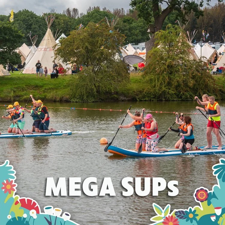 MEGA STAND UP PADDLE BOARDING (6 PERSON SUP)