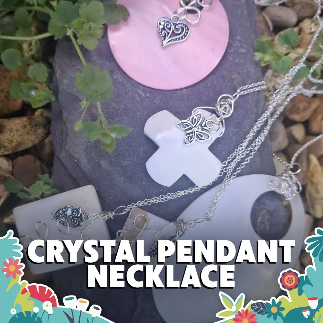 MAKE YOUR OWN CRYSTAL PENDANT NECKLACE