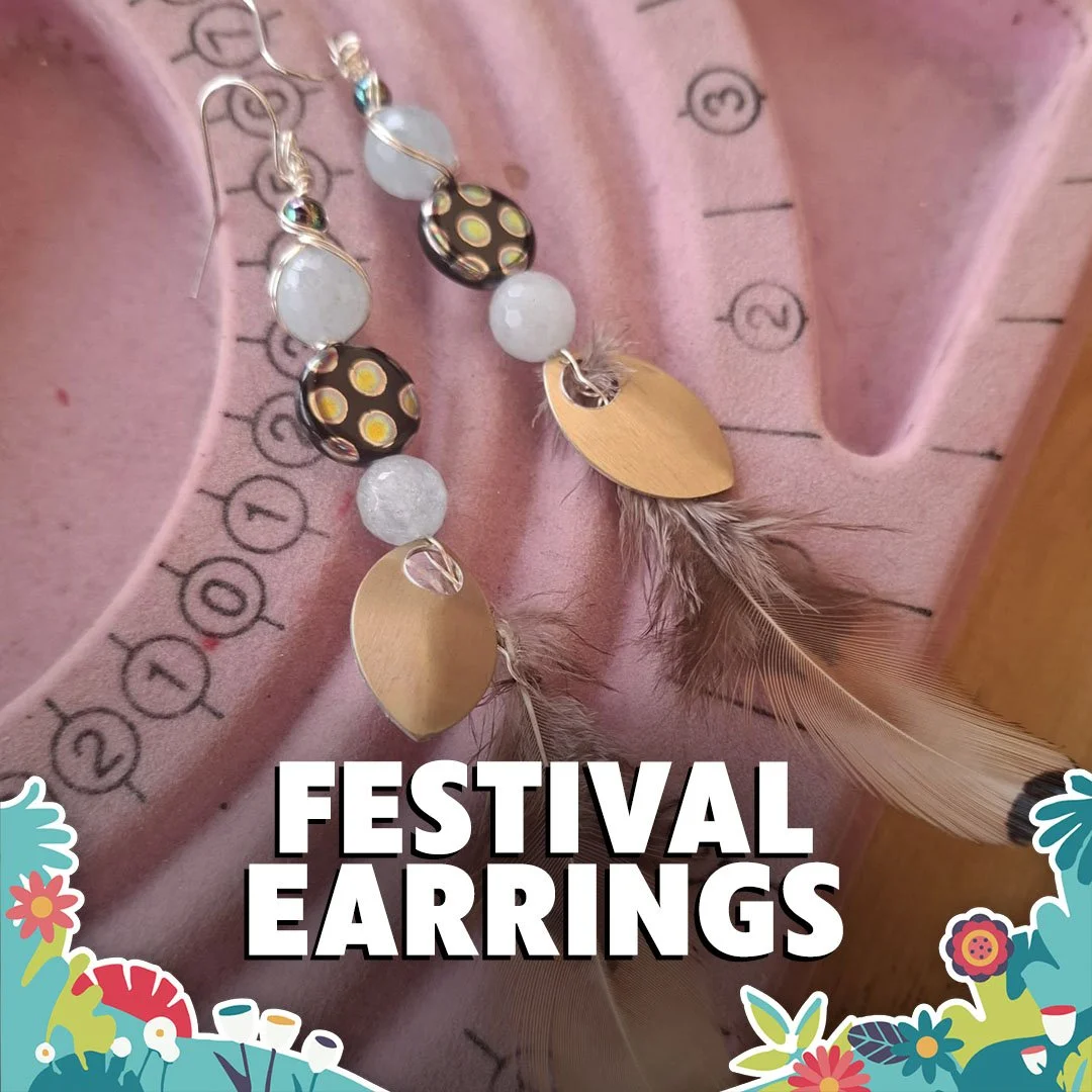 MAKE YOUR OWN FESTIVAL EARRINGS