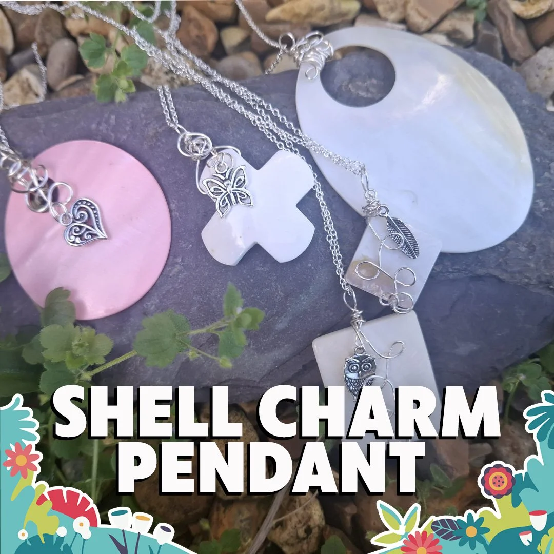 MAKE YOUR OWN SHELL CHARM PENDANT