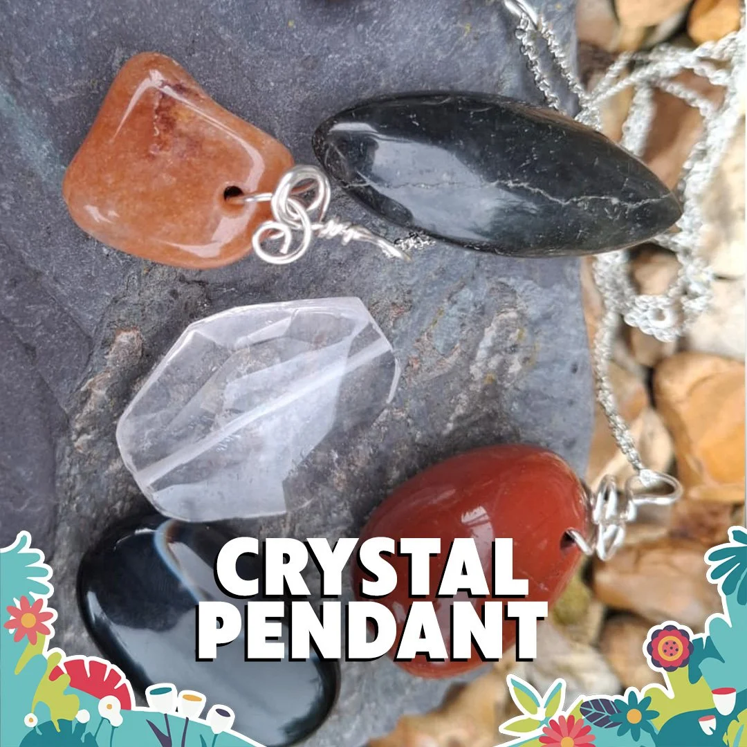 MAKE YOUR OWN CRYSTAL WIREWORK PENDANT NECKLACE