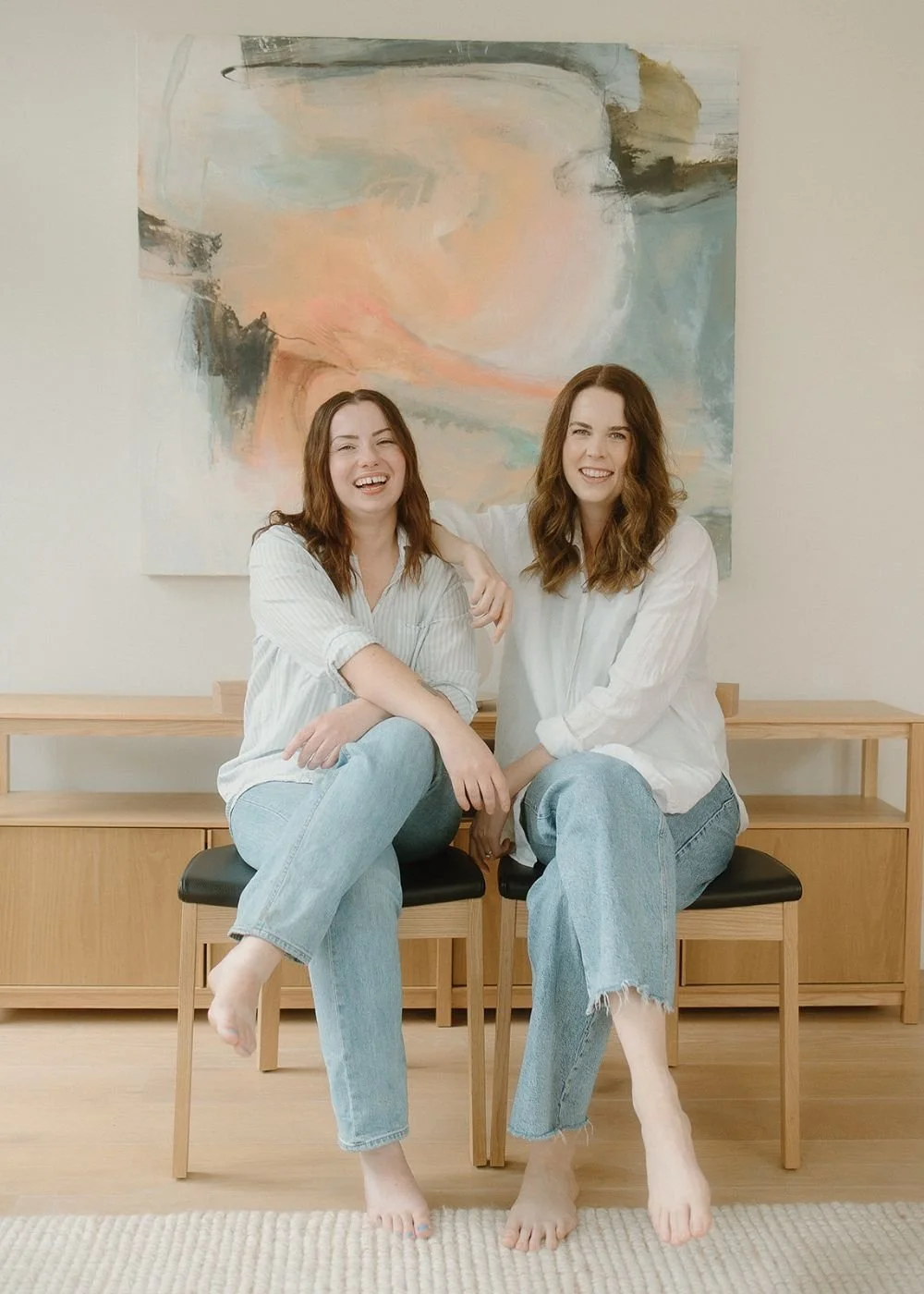Isobel Griffin and Samara Bortz from In Tandem Studios a website studio from Edmonton