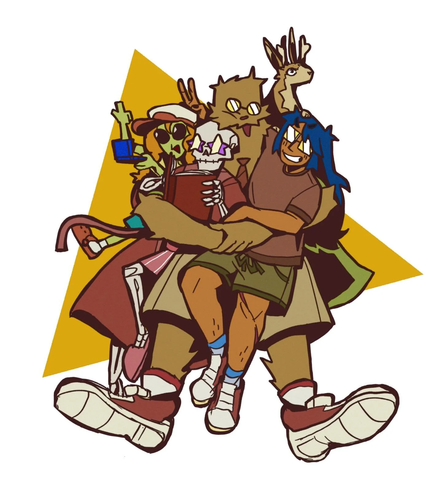 It&rsquo;s the Cryptic Crew! 
-
#art #myart #digitalart #originalcharacters #clipstudiopaint