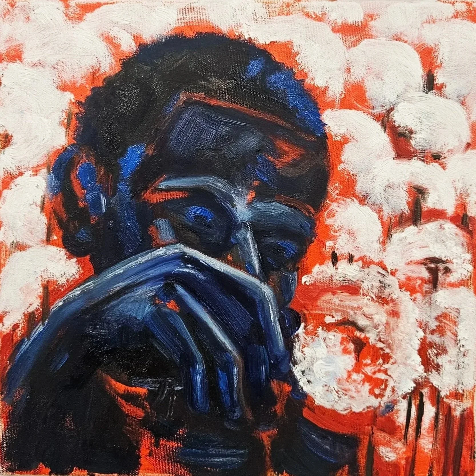 Cotton | 12" x 12" |  Oil on canvas | 2025