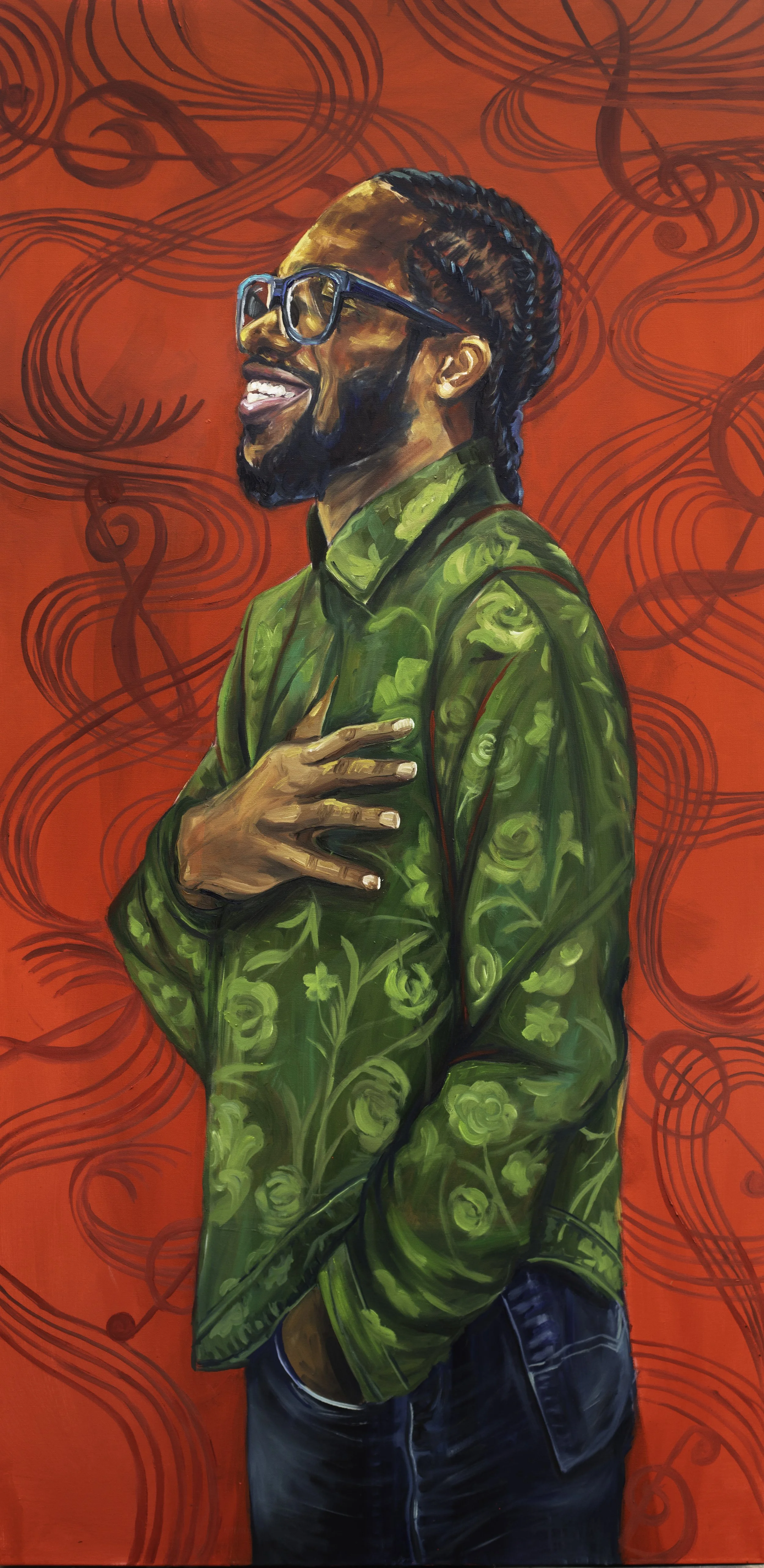 Creative Blood | 36" x 72"  | Oil on canvas | 2025