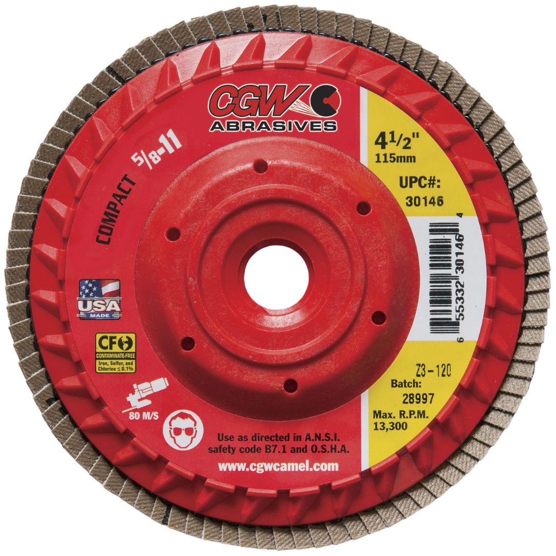 4-1/2 x 5/8-11 Ceramic Flap Disc