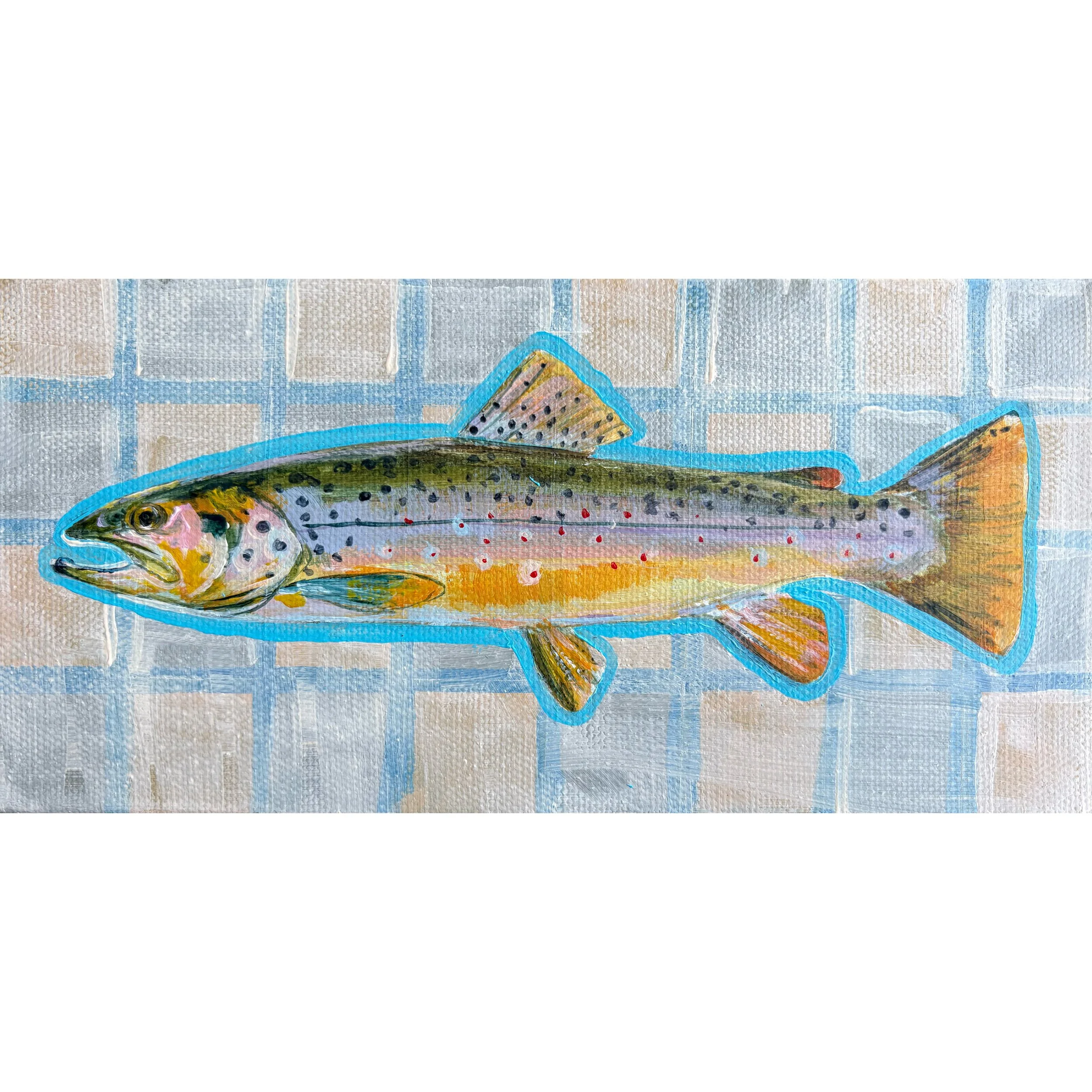 Brown Trout- sml (with blue)