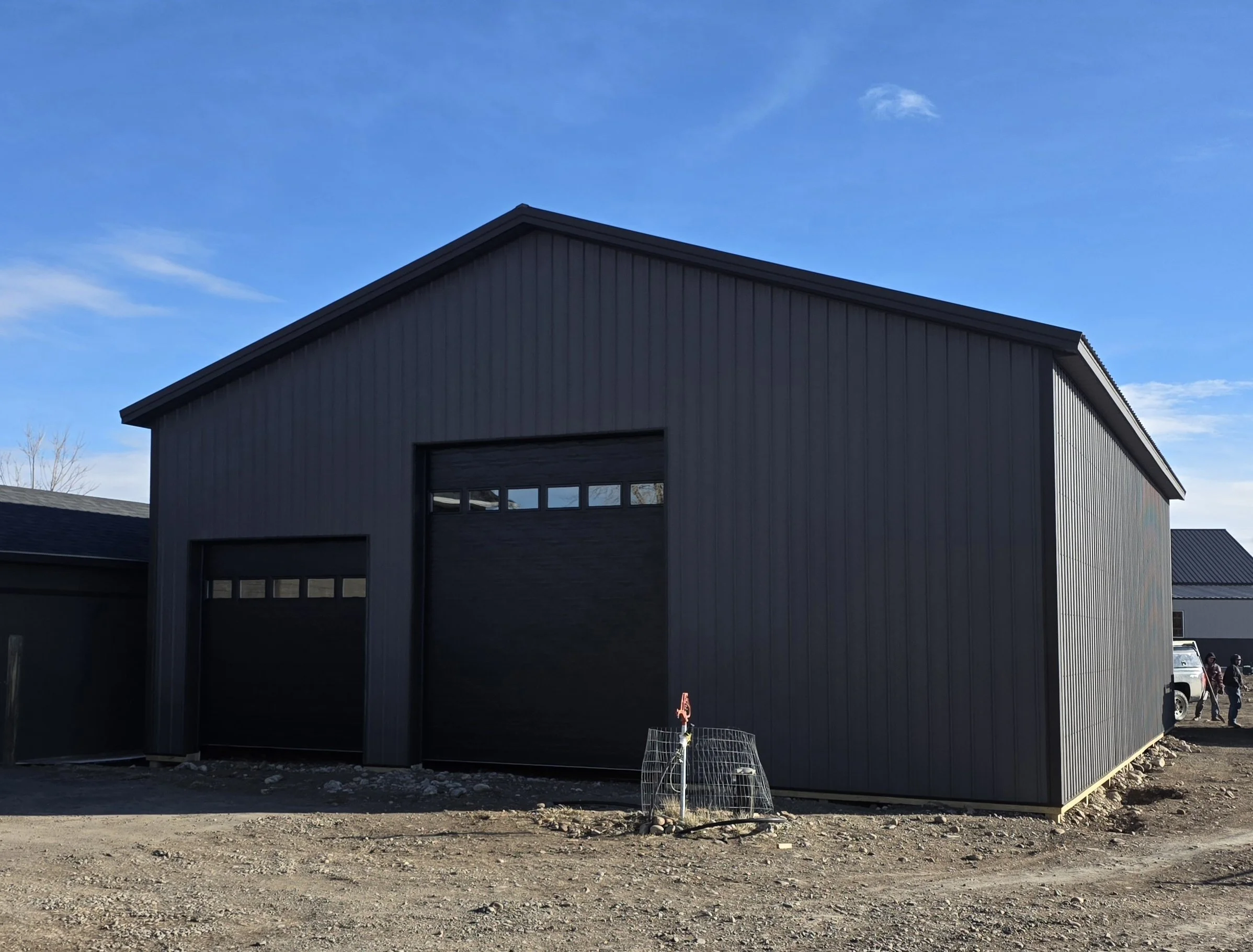large post frame shop, pole barn, structure; built in Montana; Helena, Billings, Bozeman, Butte, Livingston, Lewistown, Anaconda