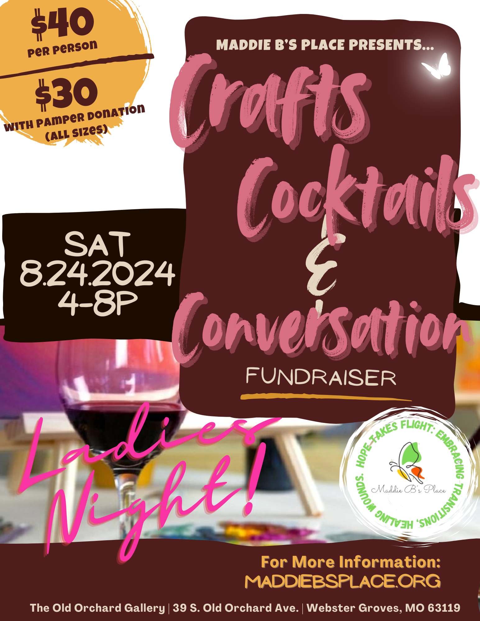 Crafts, Cocktails, & Conversation