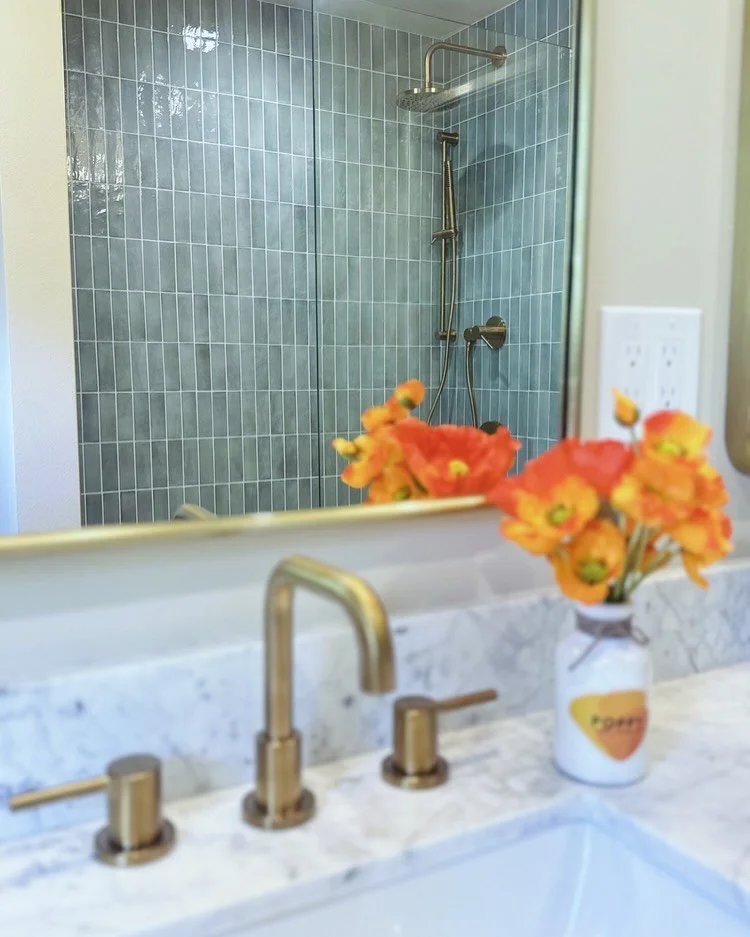 ✨PROJECT BLUEBELL✨

This bathroom transformation is still one of our favorites: Custom vertical tile, built-in niche shelving, frameless glass, and warm brass finishes to soften the space.

It&rsquo;s not just about updating a bathroom.
It&rsquo;s ab