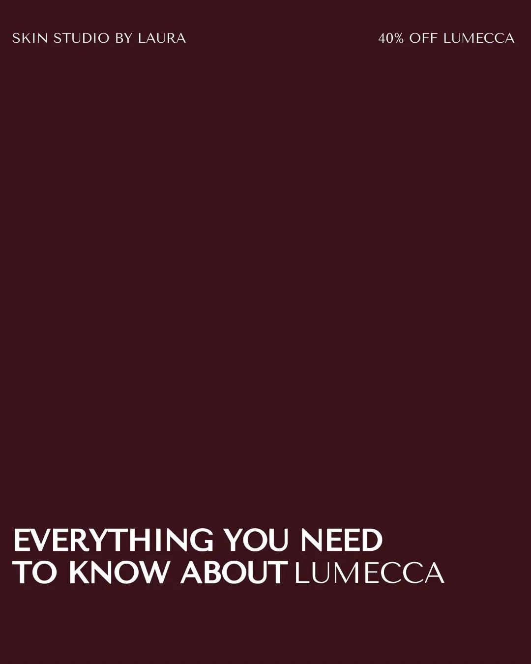 Everything you need to know about Lumecca⬅️

Don&rsquo;t miss the chance to book your next Lumecca appointment 40% off NOW x
https://www.skinstudiobylaura.com/shop/pigmentpromos

#skinstudiobylaura #goldcoast #kirra #coolangatta