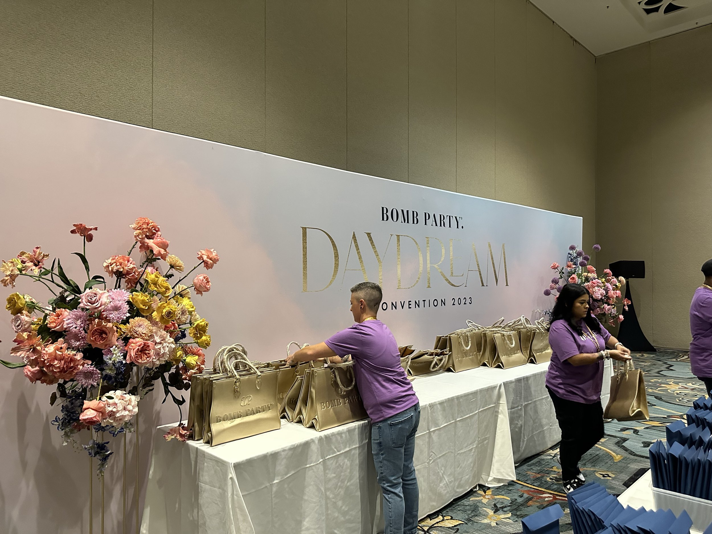 Registration Desk – Bomb Party Conference 2023