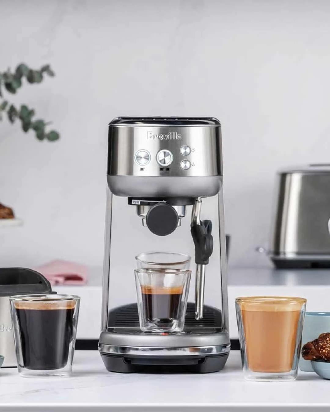 Pick your Breville and save ☕️⁠
Barista Touch $200 off. Barista Express $150 off. Bambino $20 off.⁠
⁠
Why we love them:⁠
&bull; Touch: tap-to-latte with auto steam⁠
&bull; Express: built-in grinder for fresh shots⁠
&bull; Bambino: compact footprint, 