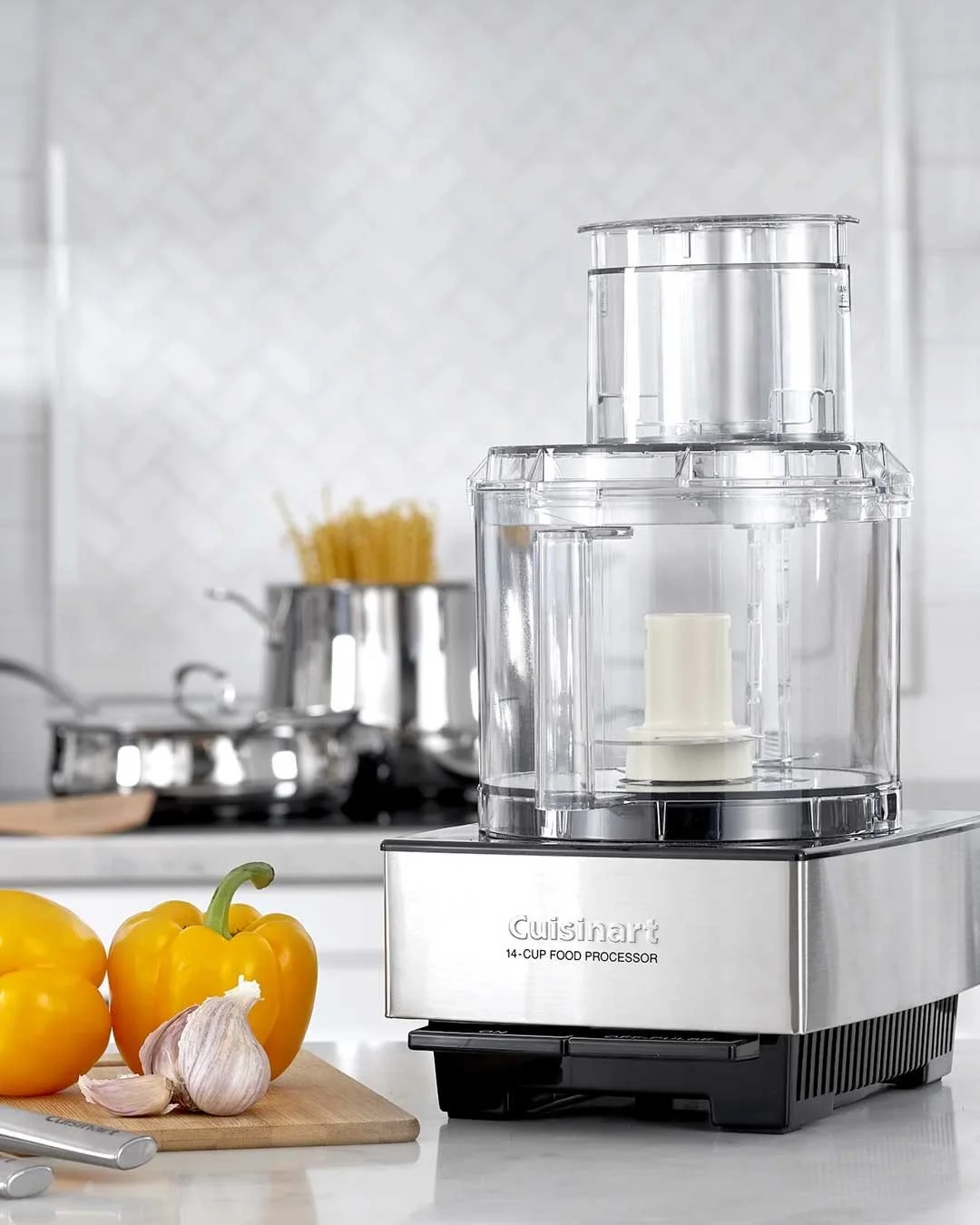 Don&rsquo;t wait &mdash; our **Cuisinart Trade In &amp; Trade Up** event ends soon. Trade in your old food processor (working or not) and get **up to $100 OFF** a new Cuisinart. Working trade-ins will be refurbished and donated to Community Warehouse
