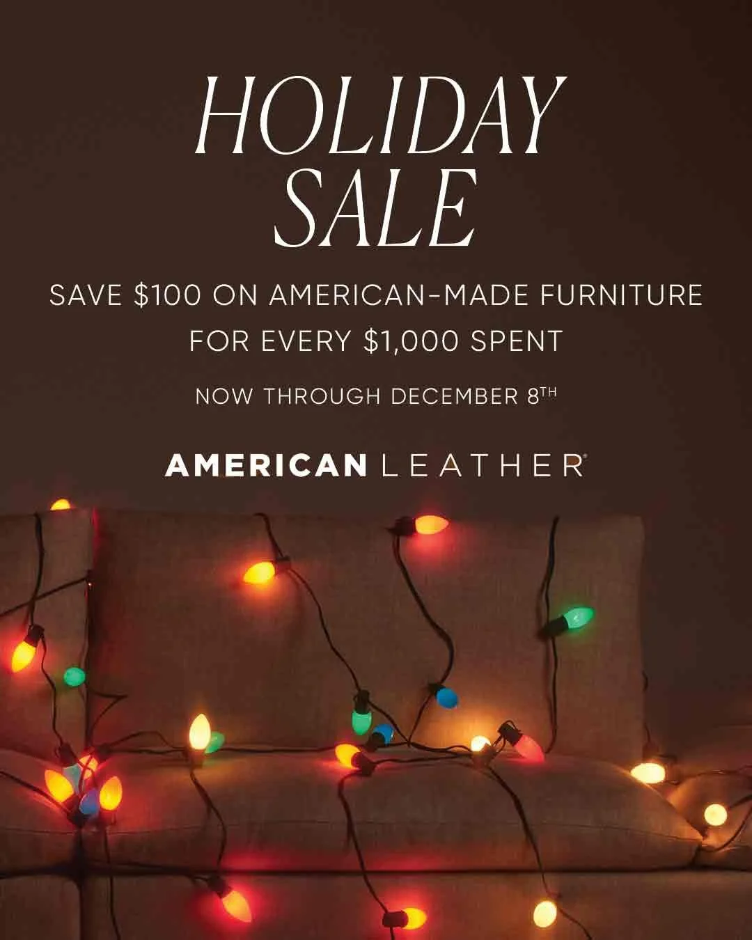 Comfort, reinvented&mdash;and on sale. 😴⁠
The American Leather Holiday Event is your chance to save 10% on every piece, including Comfort Sleepers and Reinvented Recliners.⁠
🗓️ Nov 7&ndash;Dec 8⁠
Your living room just found its happy place.