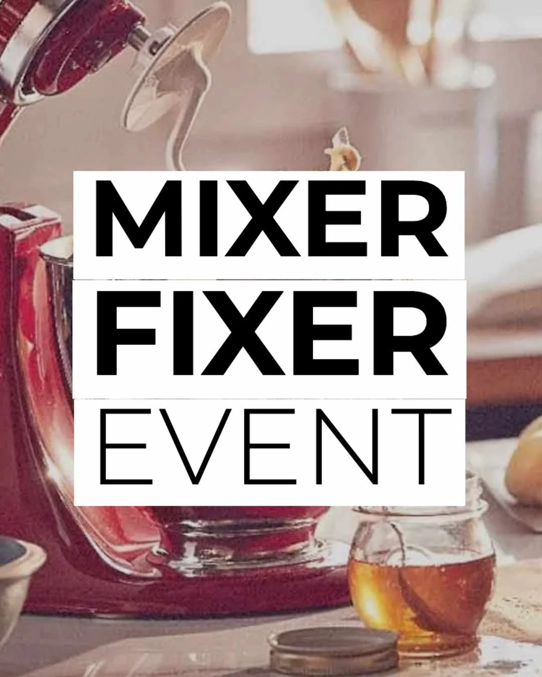 Last call for Mixer Fixer. 🔧⁠
We&rsquo;ve only got a few spots left to get your stand mixer professionally serviced&mdash;deep cleaned, re-greased, inspected, and tuned to run like new.⁠
⁠
📍 @ORENCO STATION⁠
📅 Saturday April 4⁠
⁠
Don&rsquo;t wait&