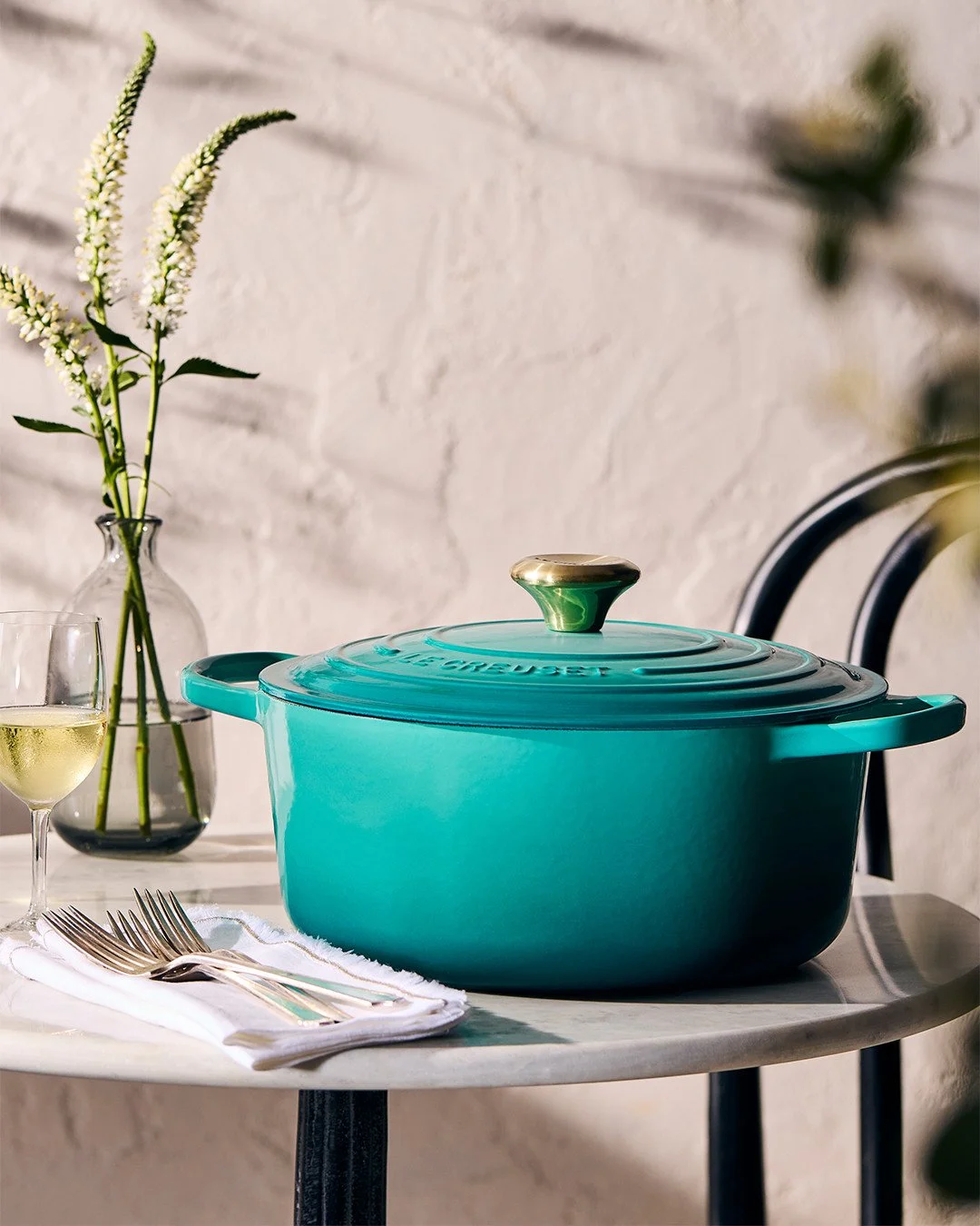 Bring the shimmer of sunlit waters home.⁠
⁠
Riviera adds a joyful pop to your stovetop while still feeling timeless and chic. It&rsquo;s breezy, exuberant, and impossible to ignore.⁠
⁠
A true jewel of color &mdash; now at Kaboodle.⁠
⁠
#RivieraLaunch 