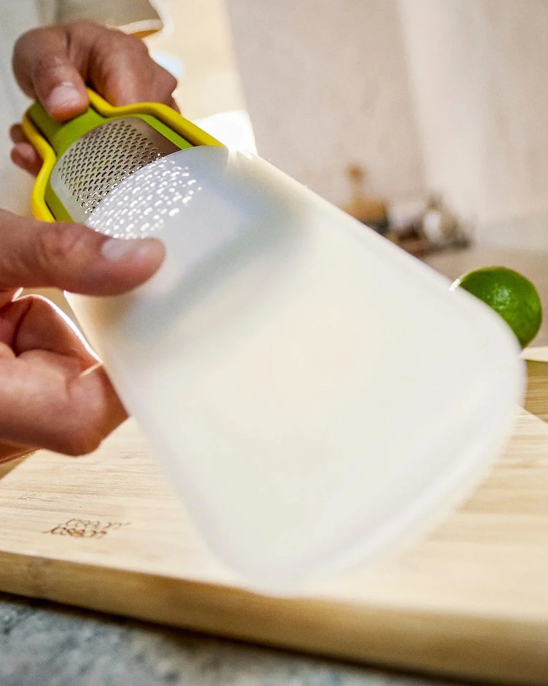 Small but mighty.⁠
April&rsquo;s Gadget of the Month is pulling more than its weight in the kitchen.⁠
⁠
The Nest&trade; Grate &amp; Zest Set from Joseph Joseph handles the fine stuff (citrus, garlic, spices) and the bigger jobs (cheese, veggies) with