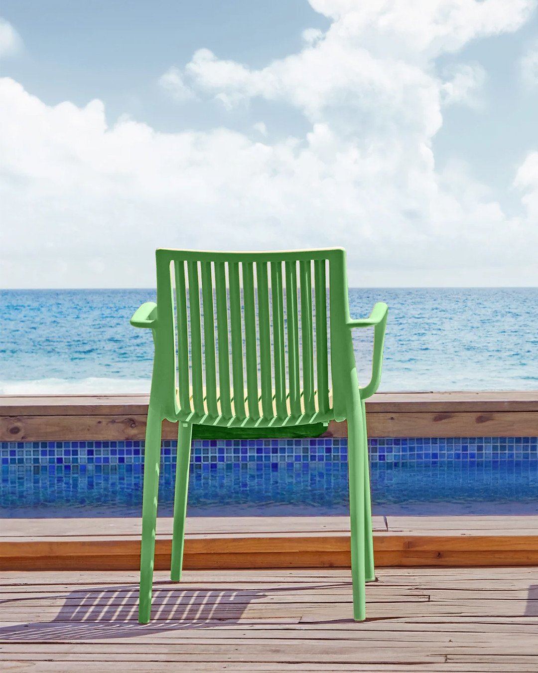 Simple, comfortable, and made for outside.⁠
⁠
The Milos Chair brings clean lines and easy durability to any patio or table. Lightweight, low maintenance, and ready for everyday use.