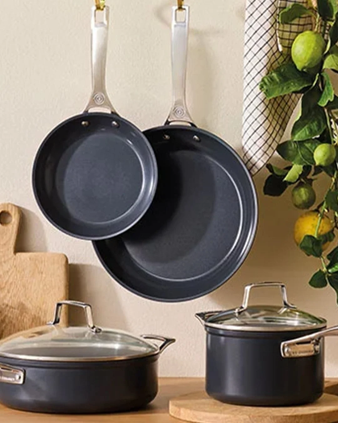 For the dad who loves being in the kitchen.⁠
⁠
Whether he's perfecting Sunday breakfast, mastering weeknight dinners or tackling ambitious weekend projects, Le Creuset's Stainless and Essential Ceramic Non-Stick cookware is built for the meals he'll 
