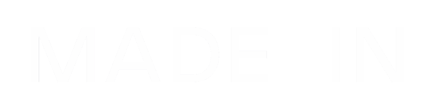 Text that says "MADE IN"