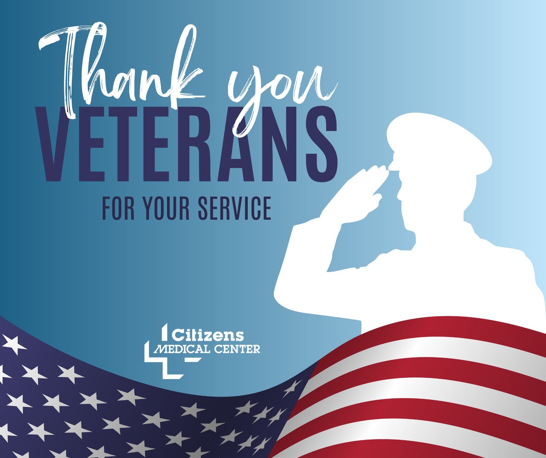 Today, we proudly salute the brave men and women who have served our country. From all of us at Citizens, thank you for your service. 💙