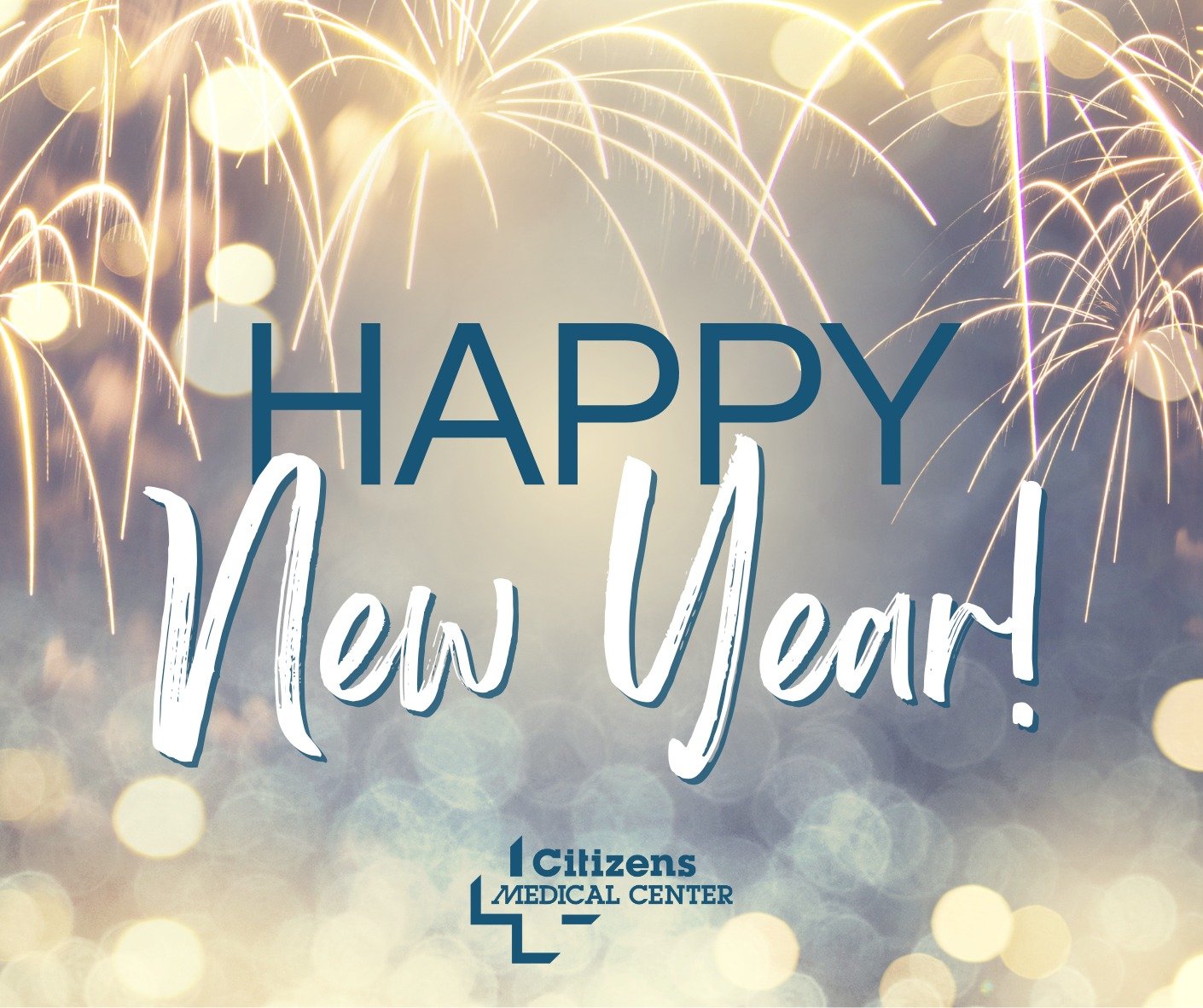 🎉 Happy New Year from everyone at Citizens Medical Center! 🎉

We are grateful for the opportunity to serve you and look forward to another year of compassion, healing, and hope.

Wishing you a happy, healthy, and prosperous New Year! 💙