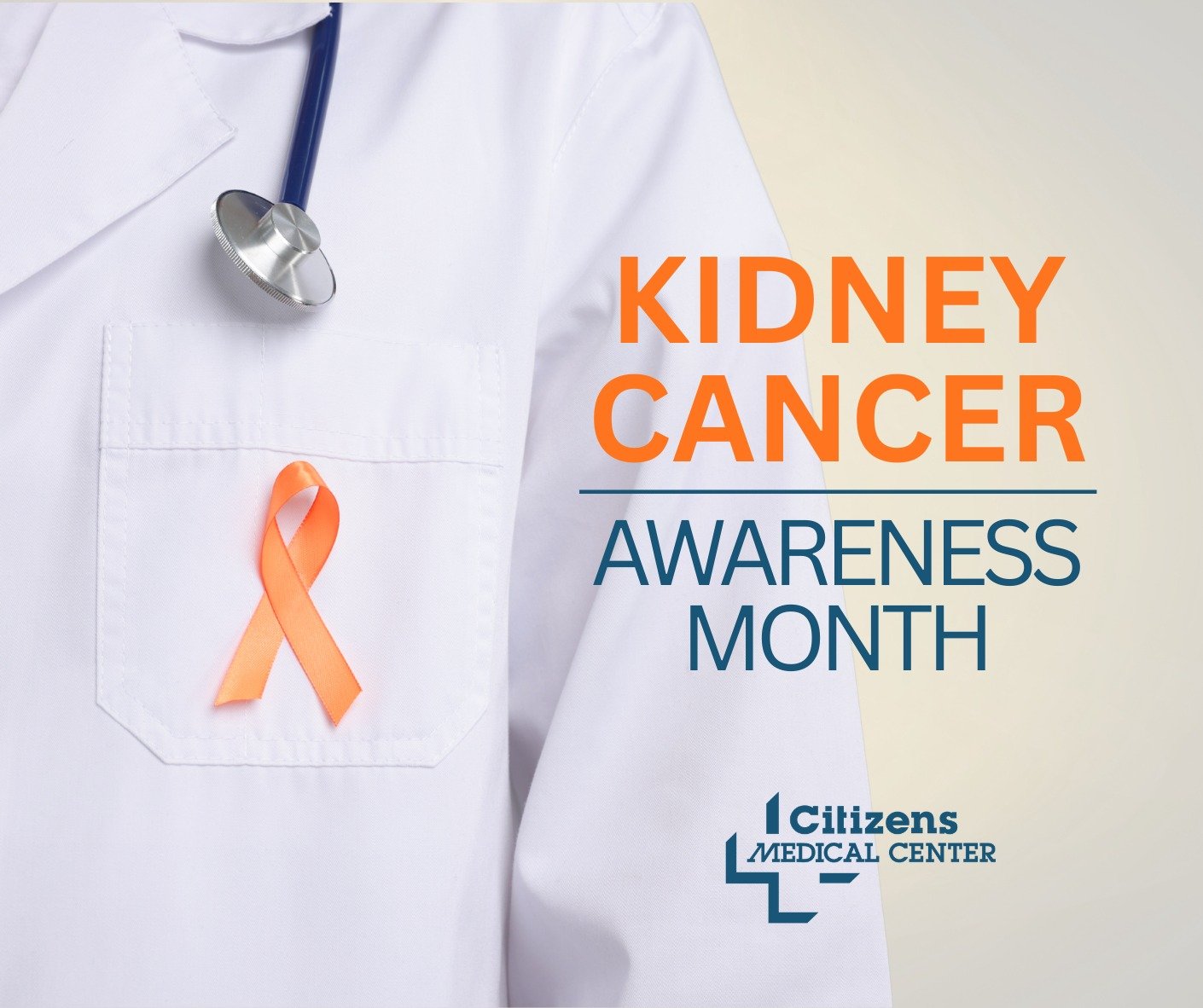 March is Kidney Cancer Awareness Month 🎗

Kidney cancer may not always show early symptoms, which is why awareness and routine checkups are so important. Knowing your risk factors, such as smoking, high blood pressure, and family history, can make a