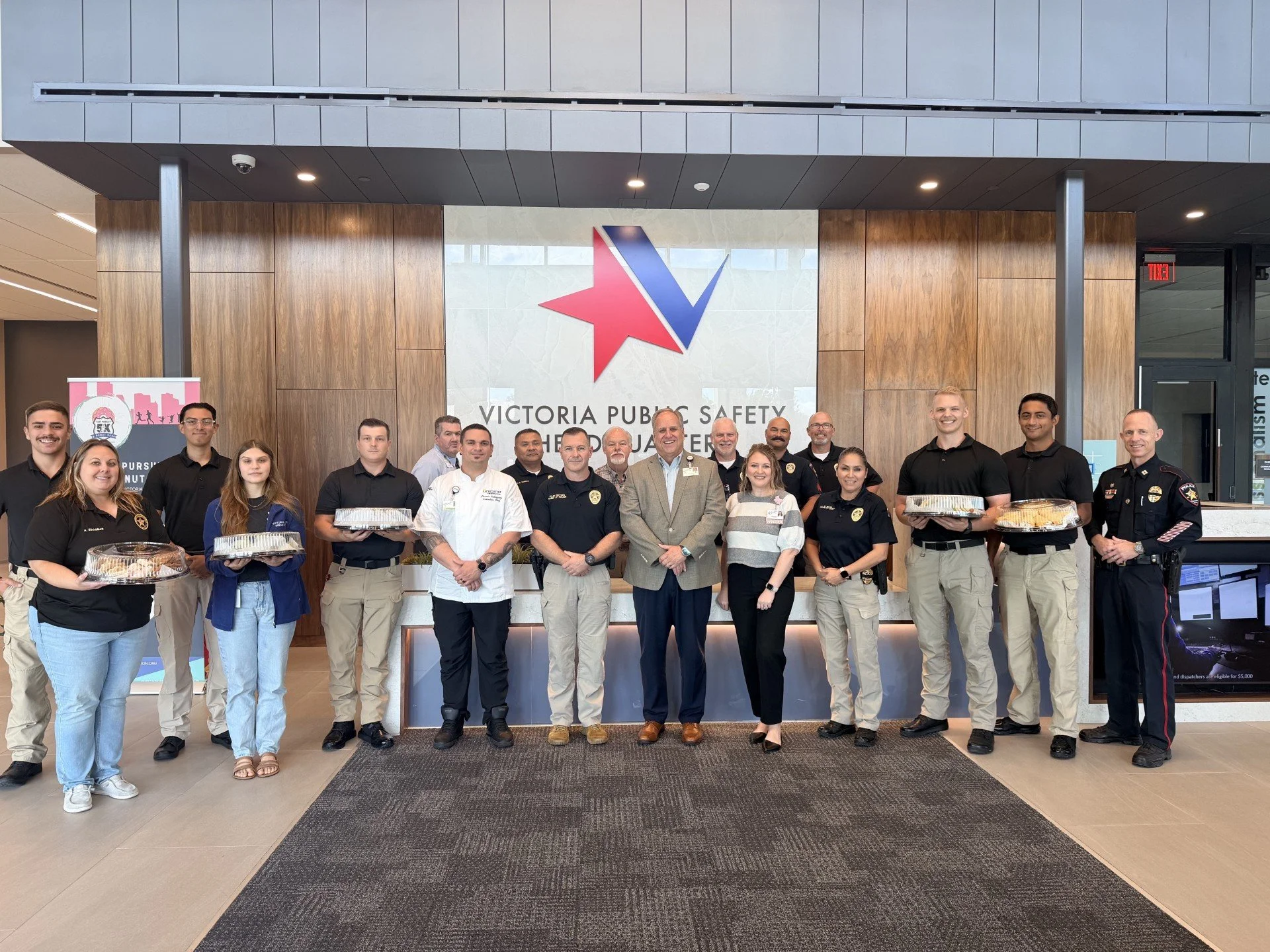 During National Police Week, members of the Citizens Medical Center team had the honor of delivering goodies to the Victoria Police Department  and the Victoria County Sheriff's Office  as a small token of our appreciation. 💙

We are grateful for th
