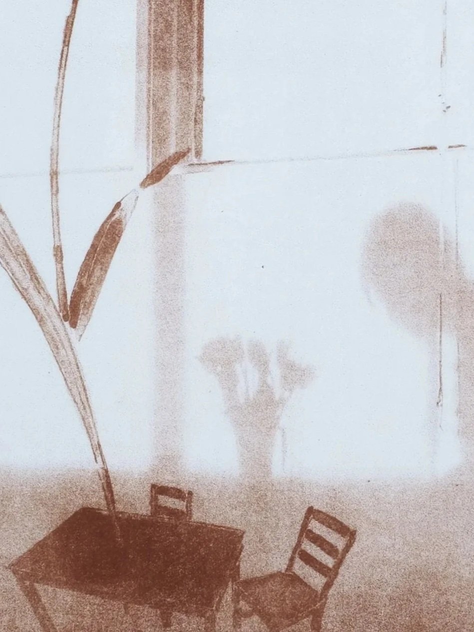 04-18-25 (2025) / photo (plate) lithography / 18" x 22"