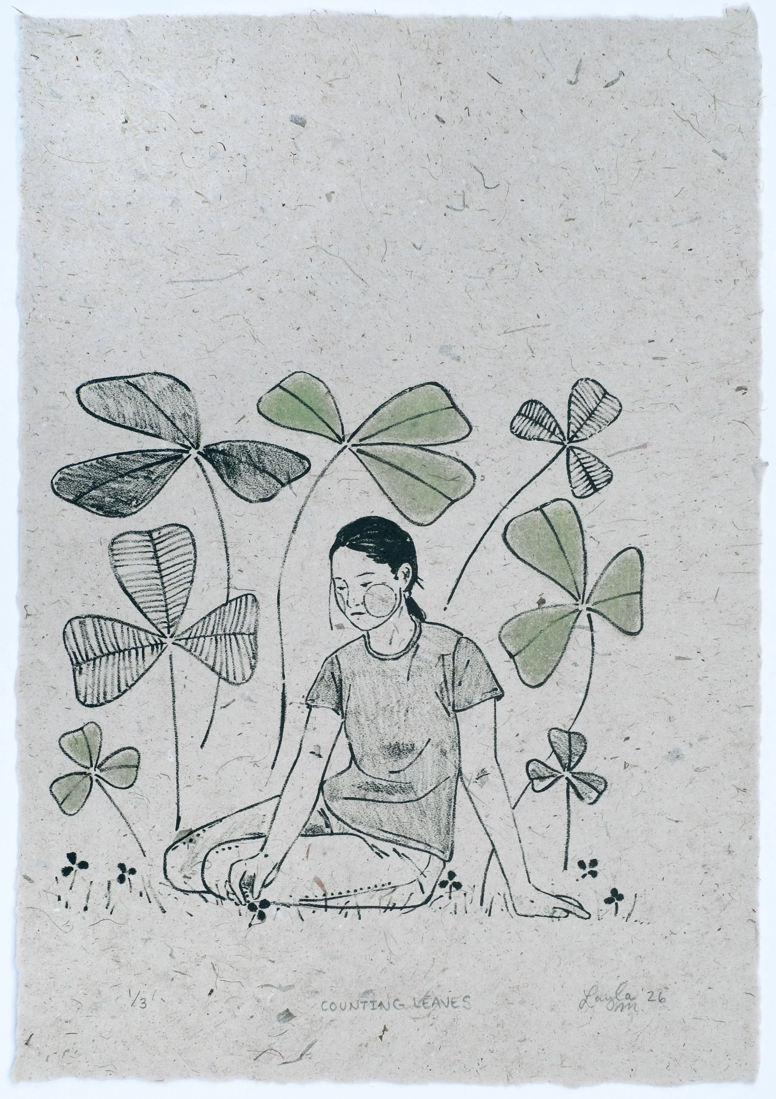 Counting Leaves (7" x 10")