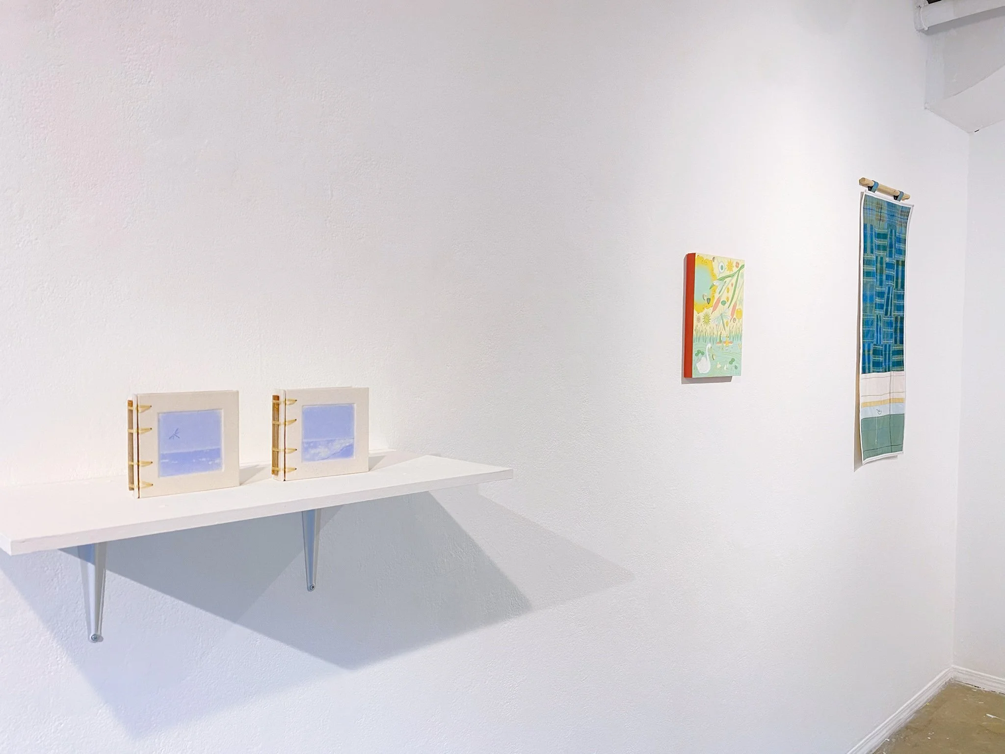 (2) "Grown From the Water" 2025, see "bookbinding and boxes" || (3) "A Spring Morning" 2024, see "painting"