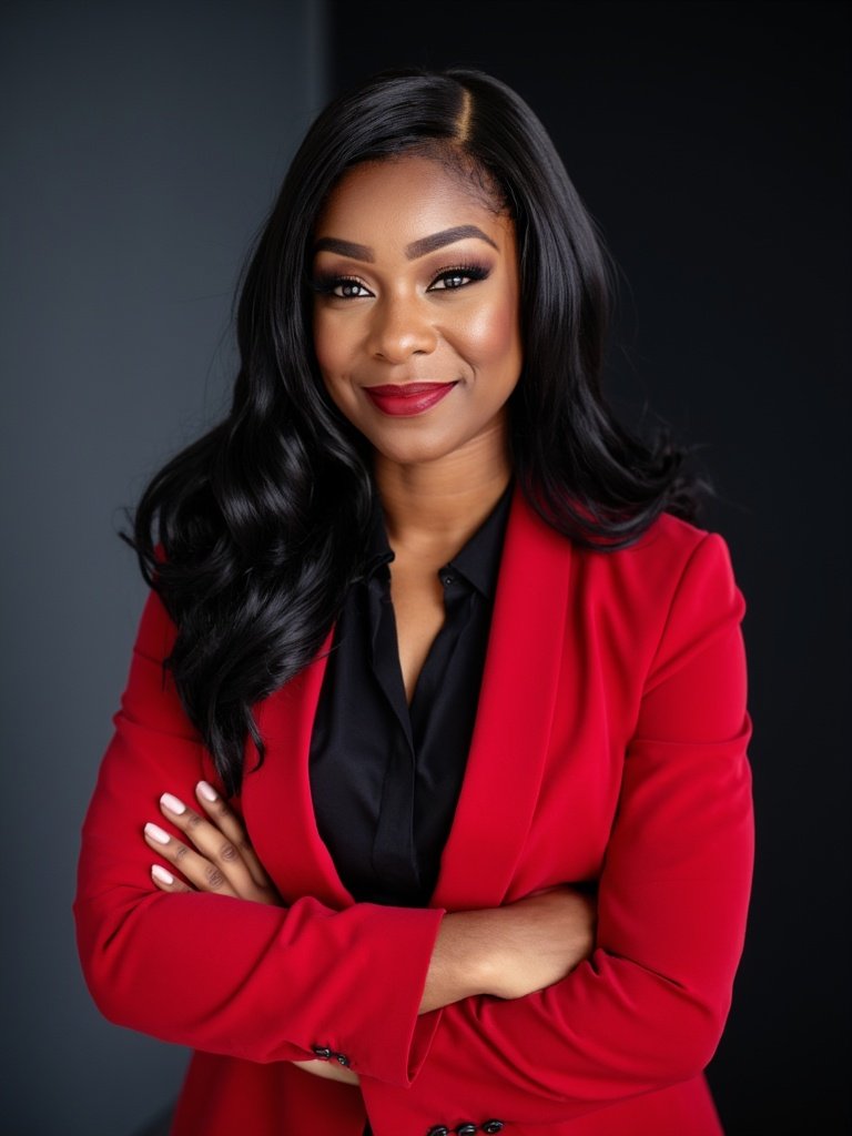 headshot of AI Christina Sims, MBA, AI strategist and founder of Precision Edge.