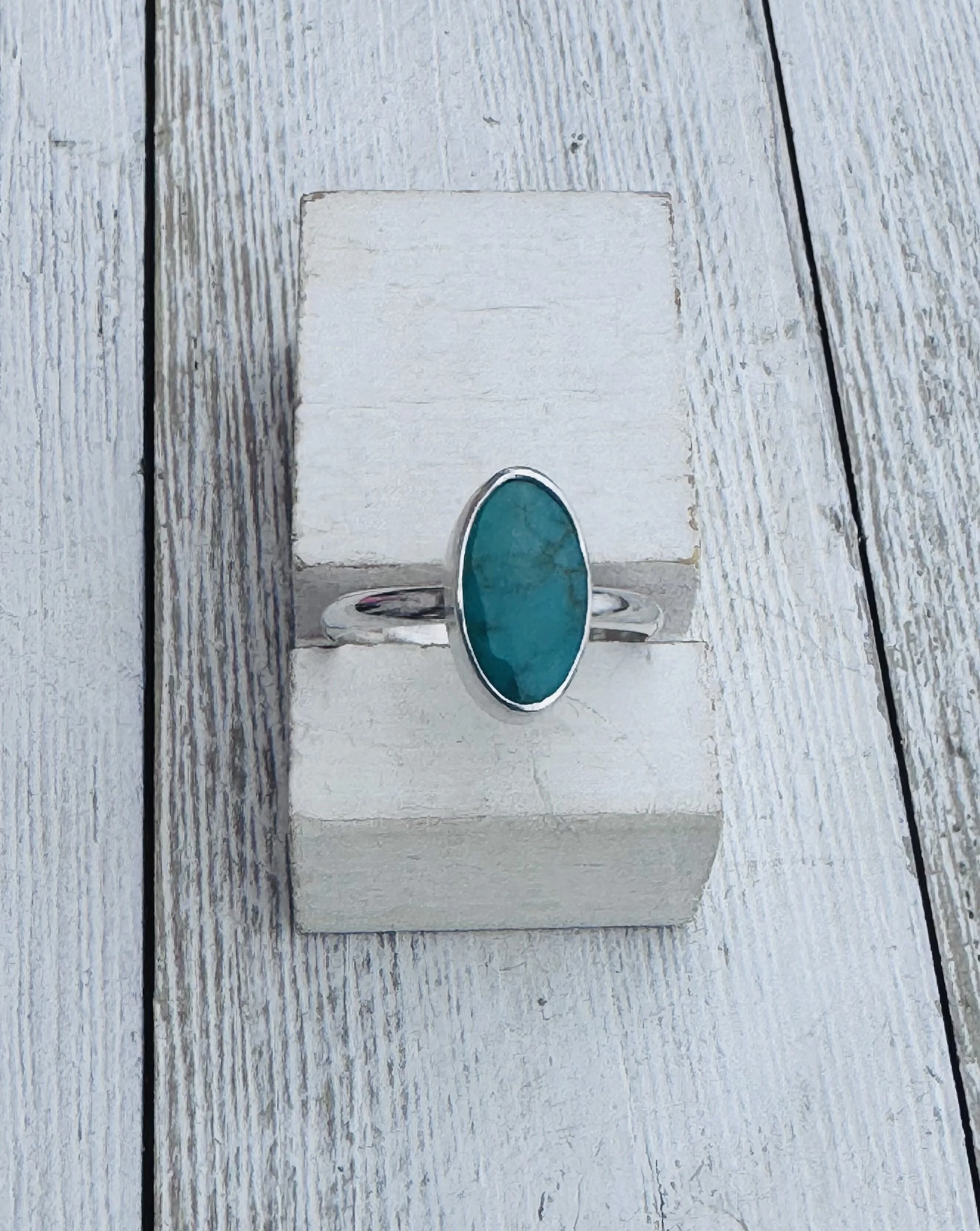 Kingman Turquoise Stacking Ring