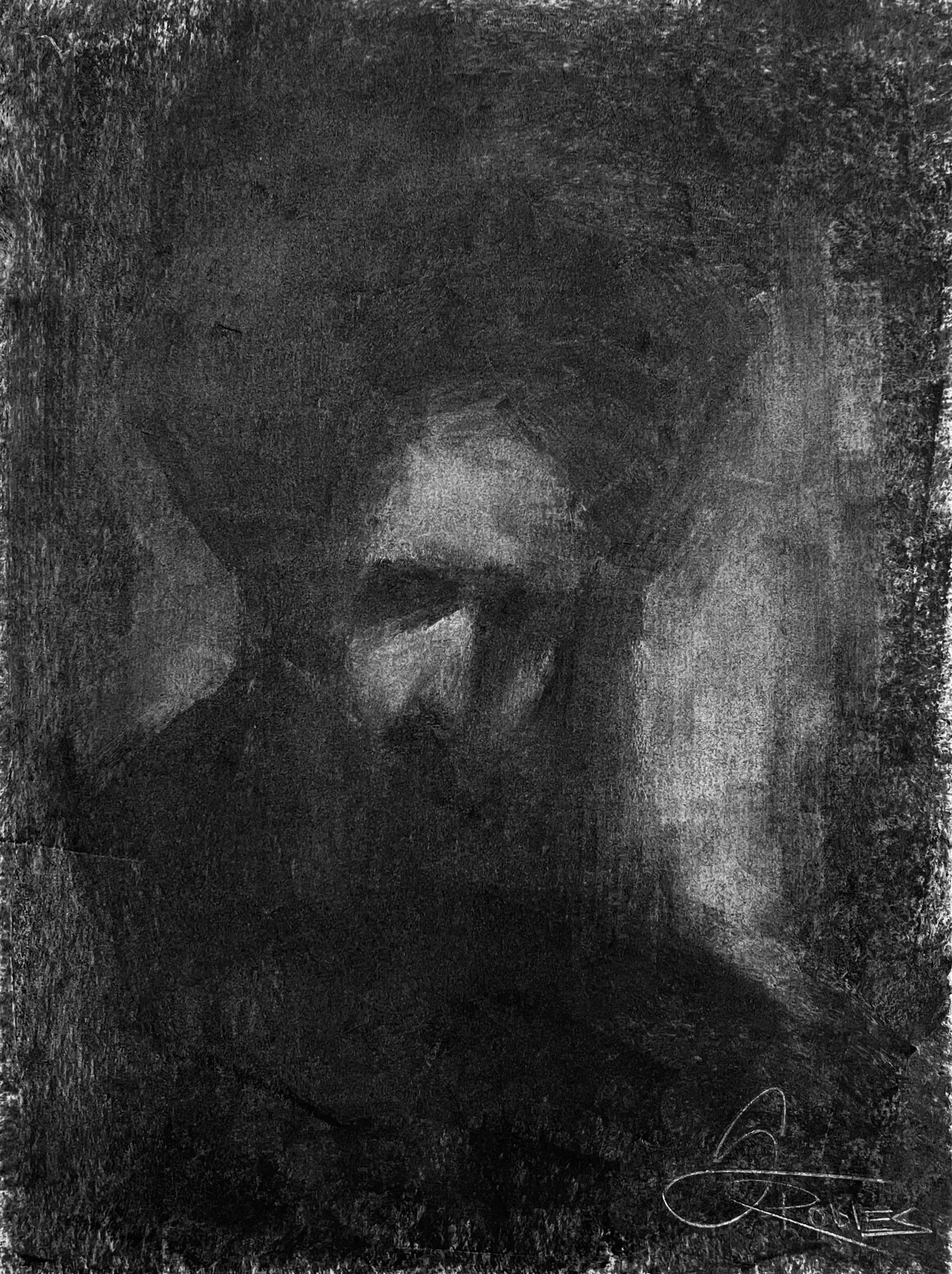 Saint Like |
Charcoal on paper |
18"x24" |
$2295