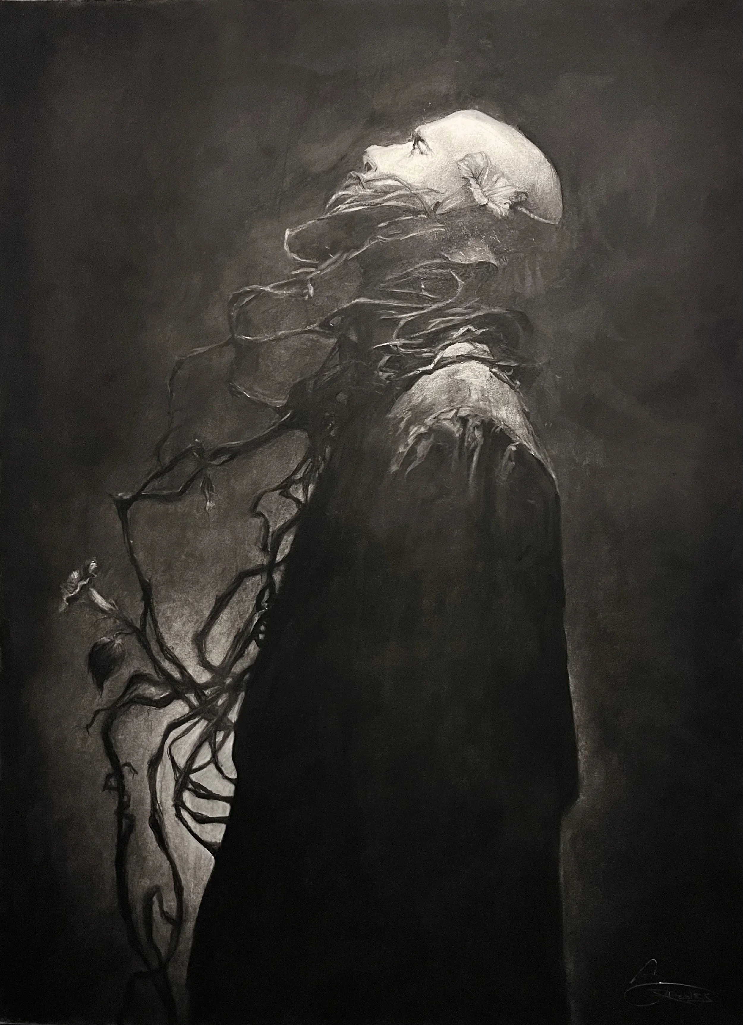 Whispers Of Neglect |
Charcoal on paper |
30”x40” |
$4400
